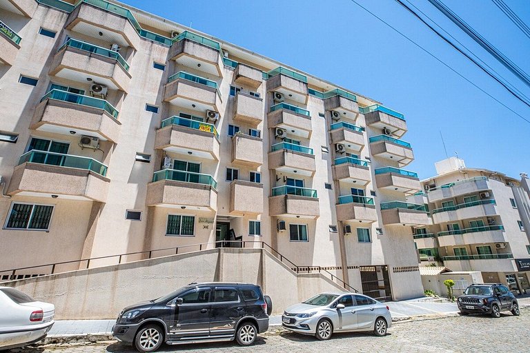 103 Varanda vista mar - 80m da praia - até 10p