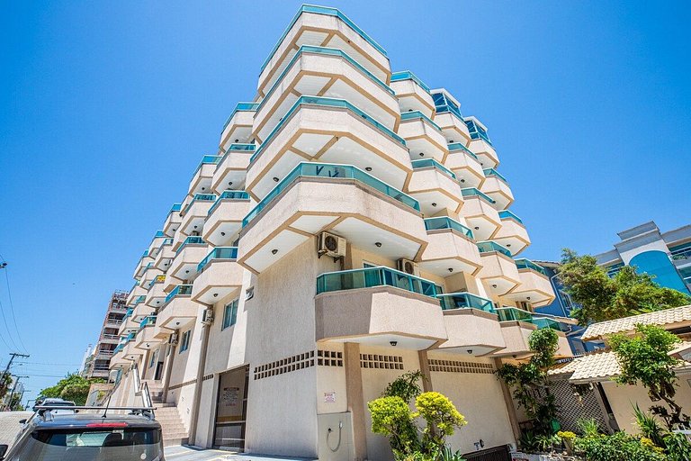 Varanda vista mar - 80m da praia - até 10 pessoas