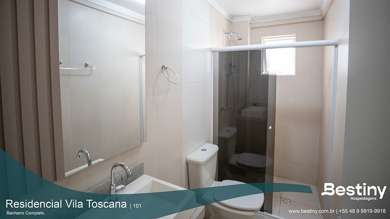 Vila Toscana 101B - 3 quartos no Canto de Bombas
