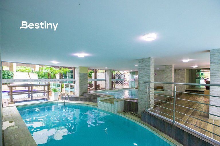 Flat com Piscina Térmica no Bombinhas Summer Beach