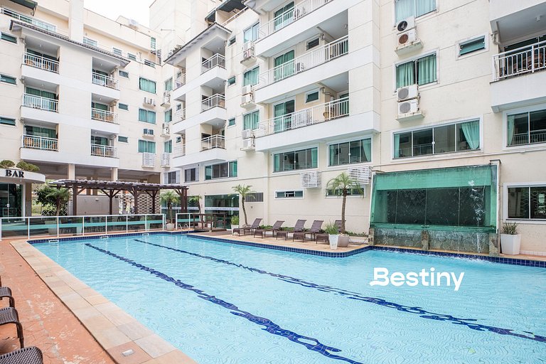 Flat com Piscina Térmica no Bombinhas Summer Beach