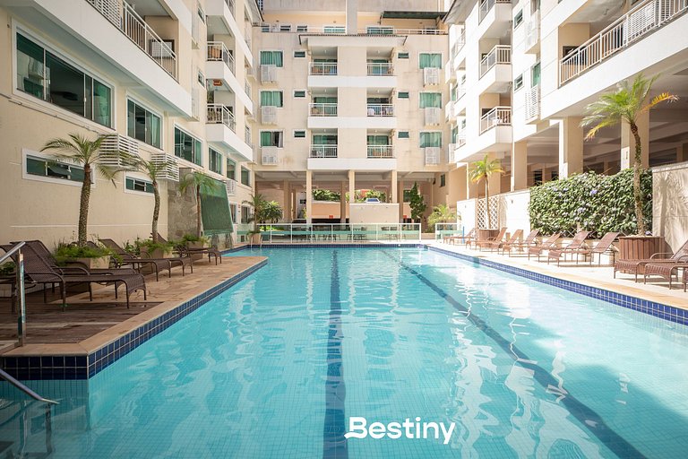 Flat com Piscina Térmica no Bombinhas Summer Beach