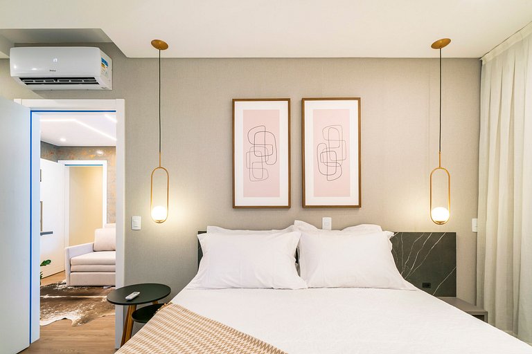 Luxo com super vista da cama! Vila Francione 503