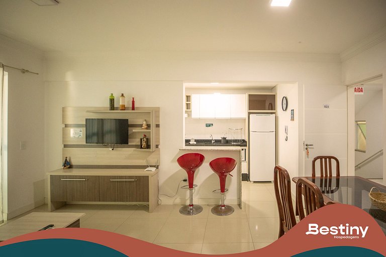 B103 - Apartamento Cerca de la Playa + Parrilla