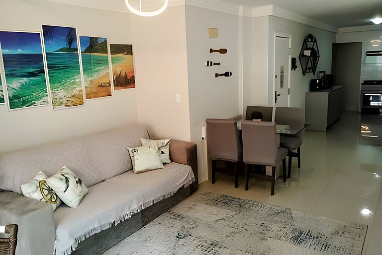 Refúgio em Meia Praia Itapema | Terraço e 2 Vagas