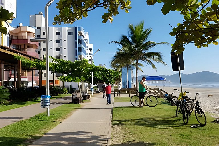 Refúgio em Meia Praia Itapema | Terraço e 2 Vagas