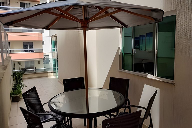 Refúgio em Meia Praia Itapema | Terraço e 2 Vagas