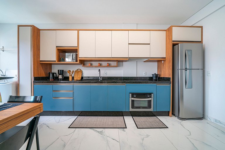 Gourmet balcony - 450 m to beach