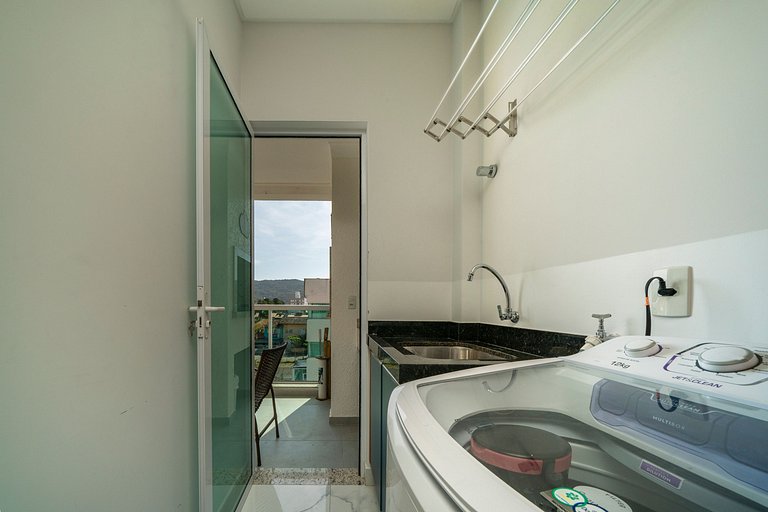 Varanda gourmet - 450 m da praia