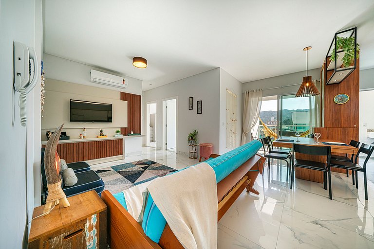 Gourmet balcony - 450 m to beach