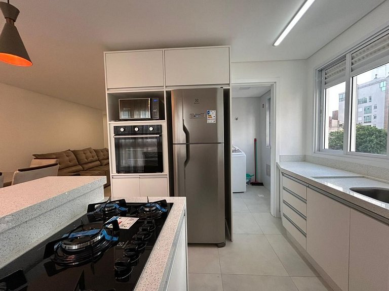 Suites + balcón con parrilla en Bombas