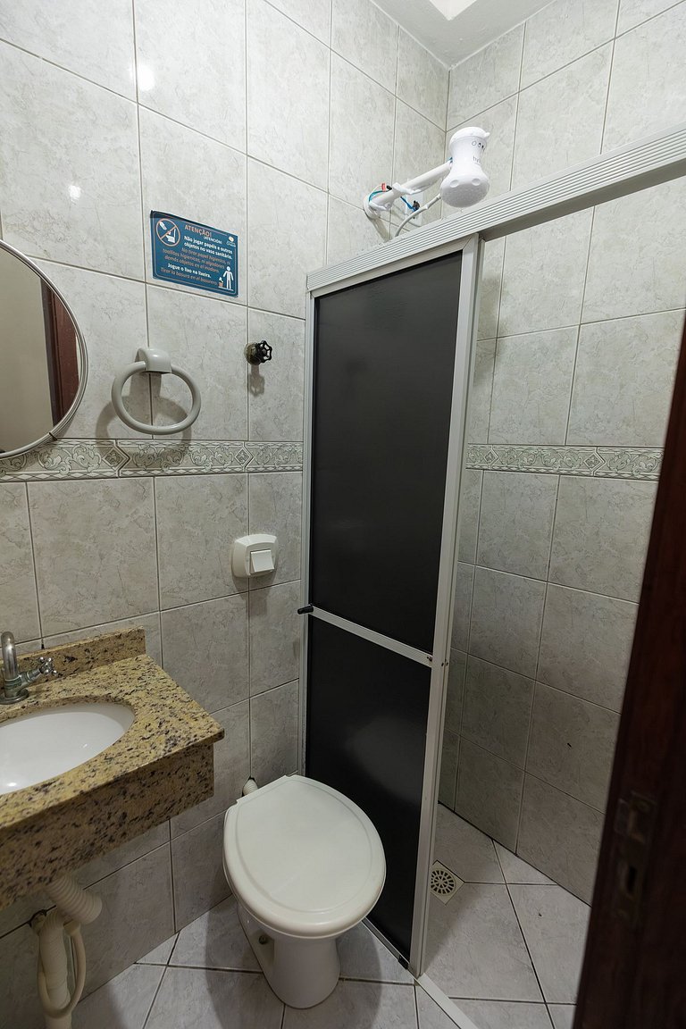 Duplex 101 - 2 suítes + 1 casal - 100 m do mar