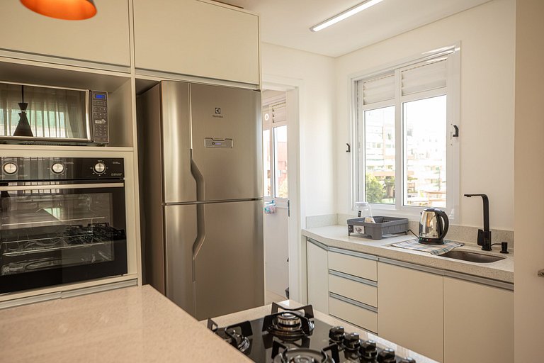 Suites + balcón con parrilla en Bombas