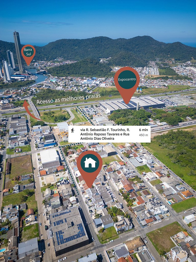 Casa ao lado do Expocentro - Fácil acesso a Praias
