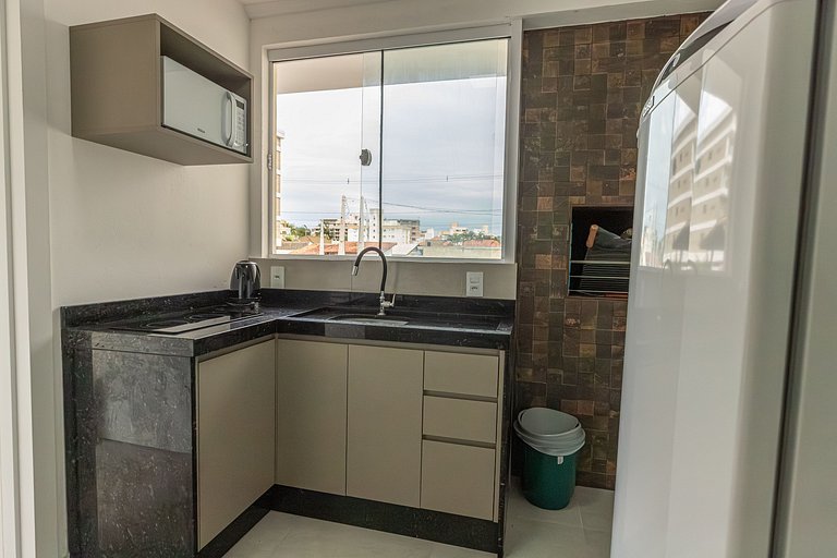 Apto novo! 2 quartos. Economico e organizado! B01