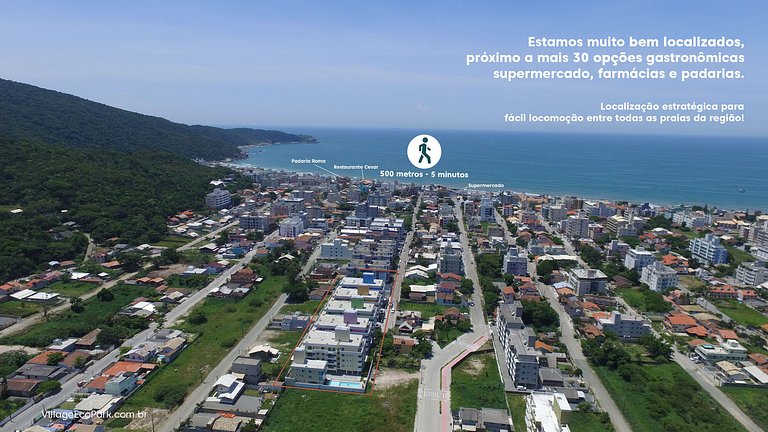 A203 - Apartamento con Parrilla en Bombinhas