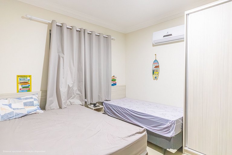 A102 - Apartamento Familiar con Parrilla en Bombas