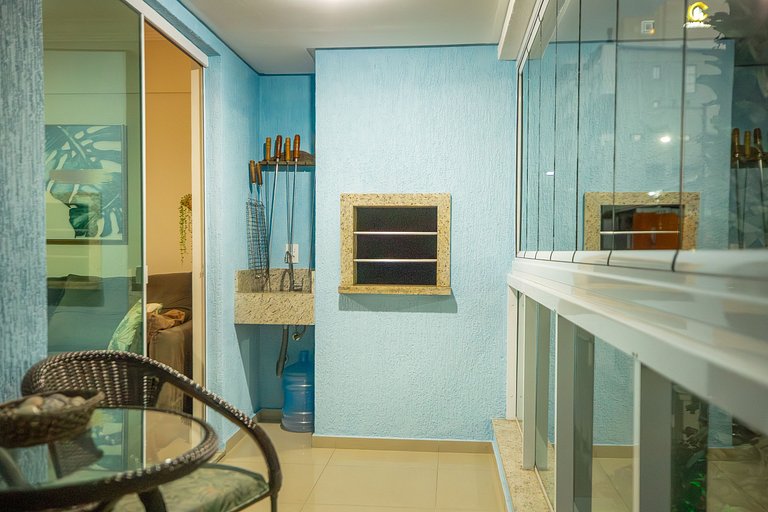 A102 - Apartamento Familiar con Parrilla en Bombas