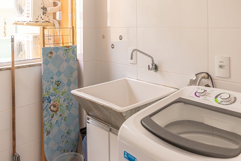 B202 - 2 Quartos e Churrasqueira Perto da Praia