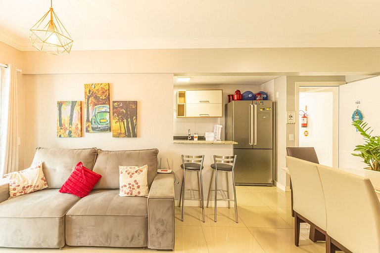 105A - Apartamento Cómodo con Parrilla