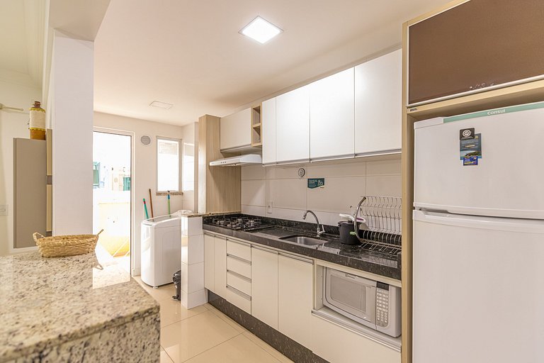 B103 - Apartamento Perto da Praia + Churrasqueira