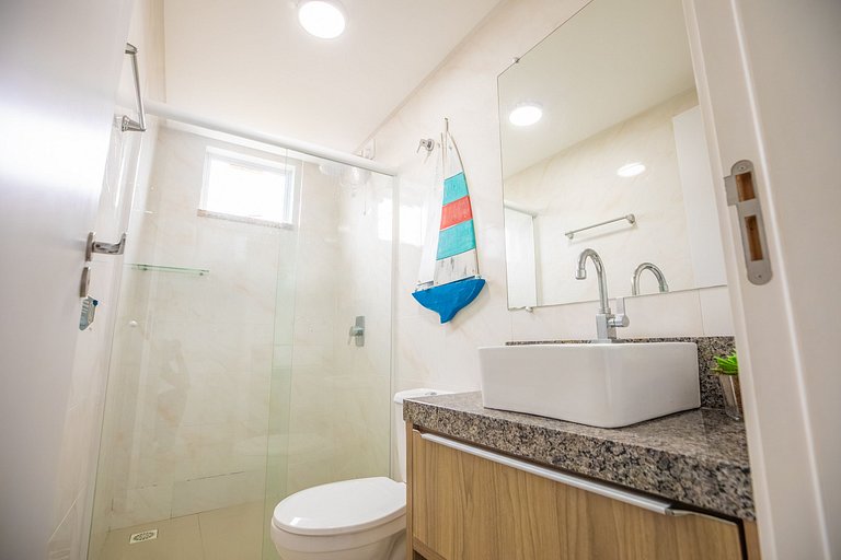 D106 - Ocio Completo en Bombinhas: 2 Dormitorios